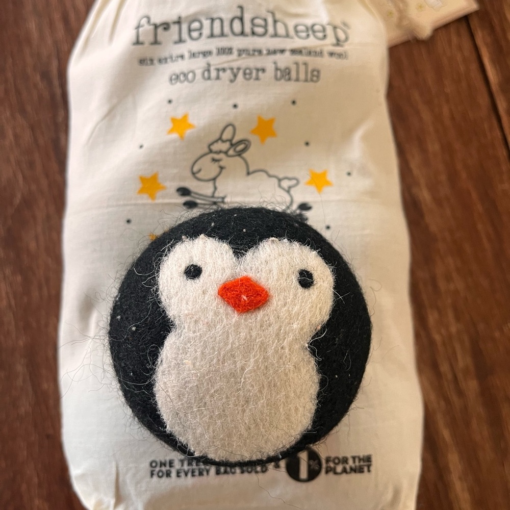 Friendsheep Penguin Eco Wool Dryer Balls